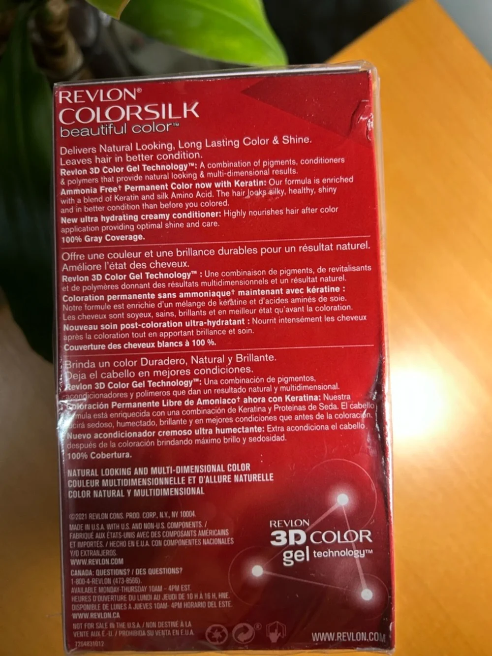 Revlon Colorsilk Beautiful Color #12 Natural blue black original sealed,  3-pack
